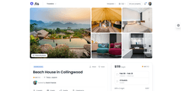 Online booking platform booking interface